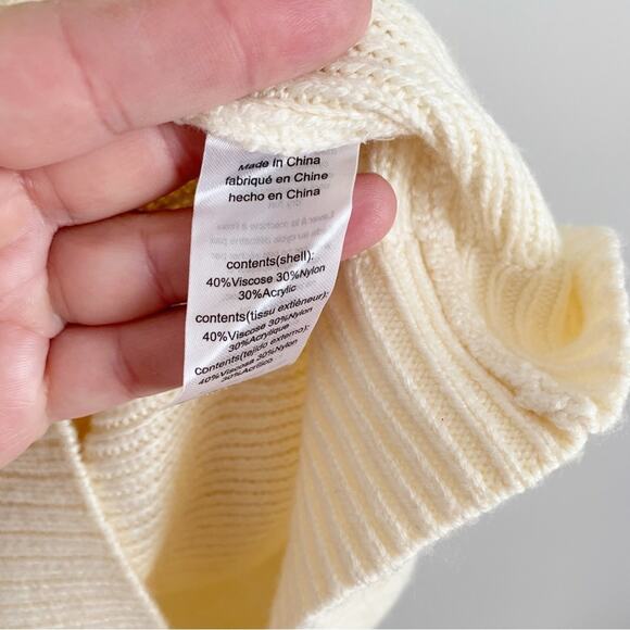 WeWoreWhat Oversize Crew neck Sweater L/XL NWT - Picture 7 of 7